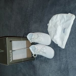 Timberland Infant Crib Bootie with Hat
